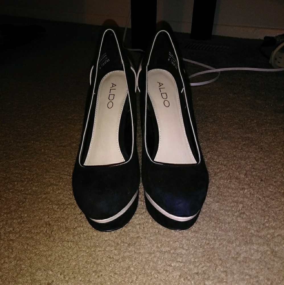 Black and Tan Stilettos